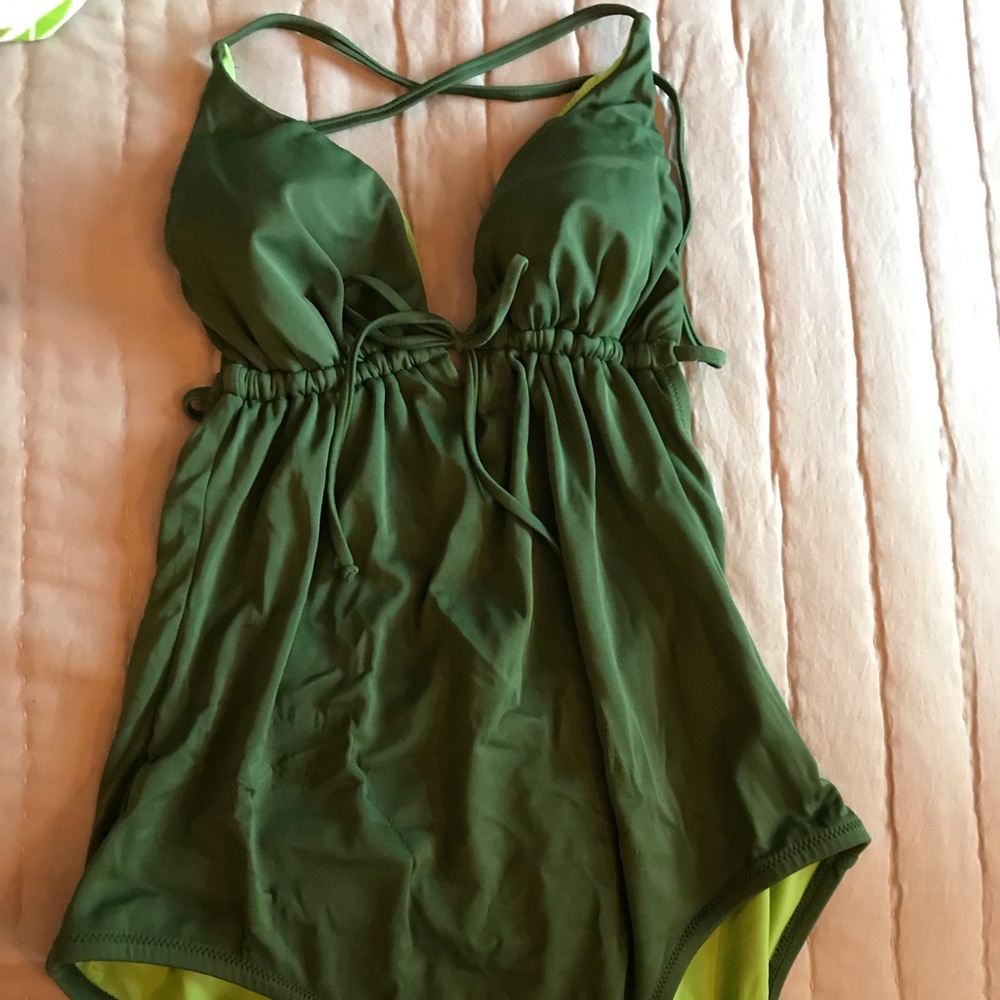 J. Crew emerald swimsuit